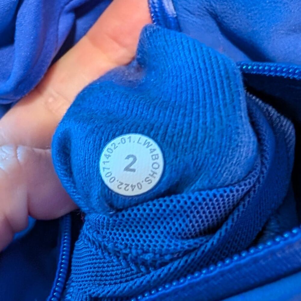 Lululemon W4BOHS Cross Chill Jacket Womens 2 RepelShell Long Sleeve Full Zip - Picture 5 of 12